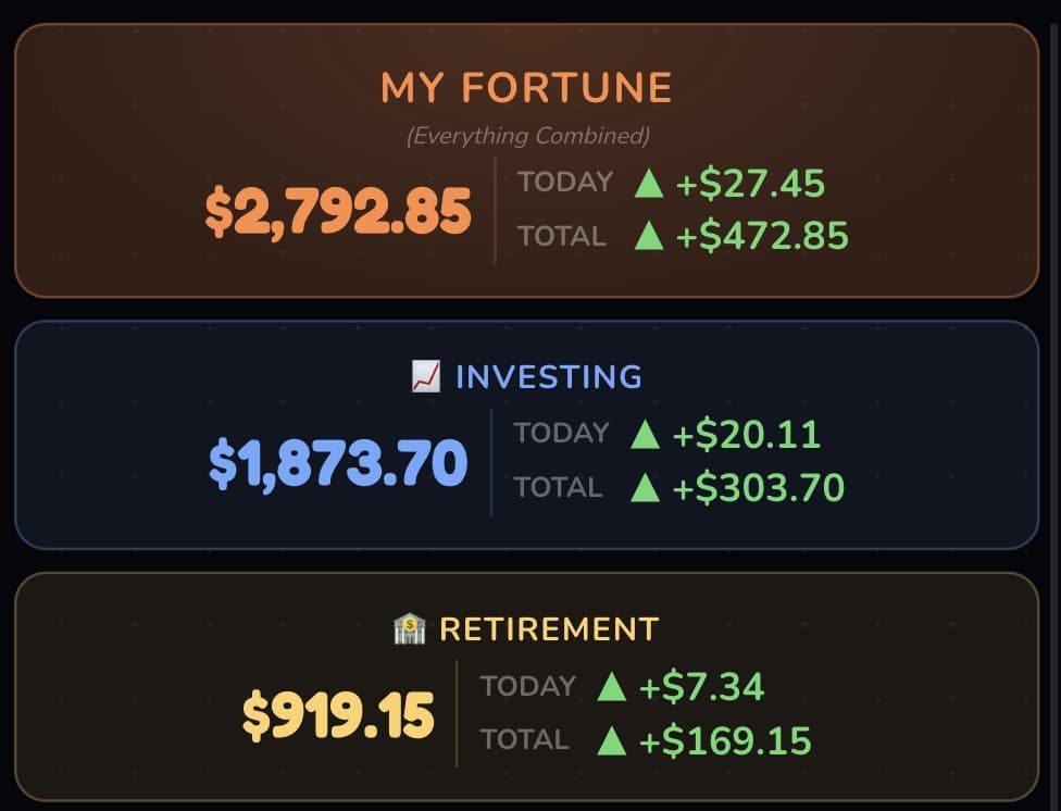 My Fortune — everything combined